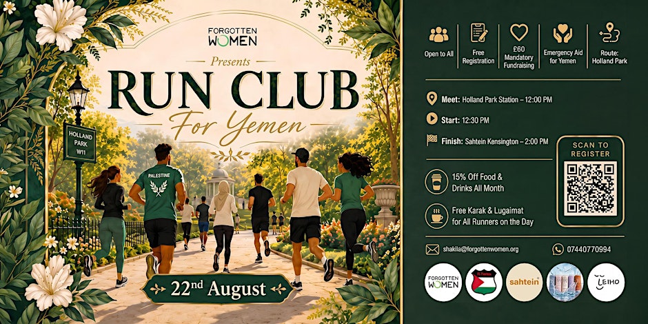 Forgotten Women Presents Run Club for Yemen