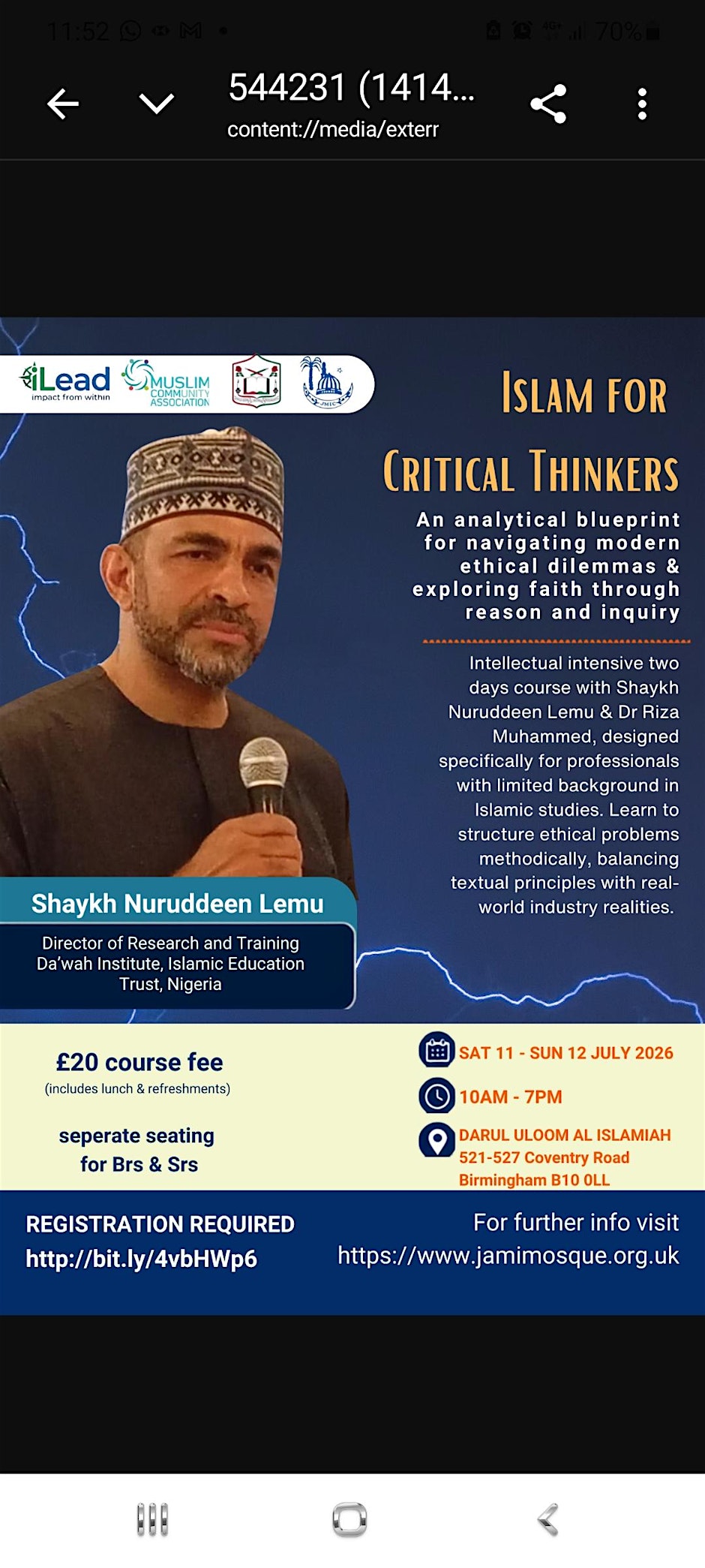 ISLAM FOR CRITICAL THINKERS