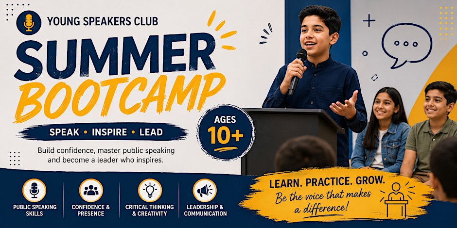 Young Speakers Bootcamp | Summer Camp