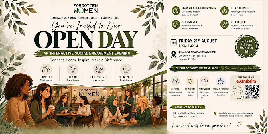 Forgotten Women Open Day