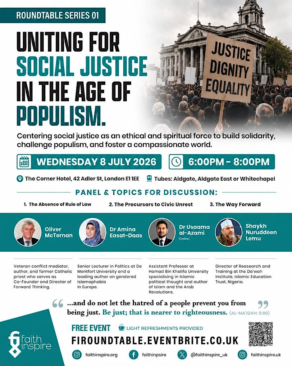 Uniting for Social Justice in the Age of Populism
