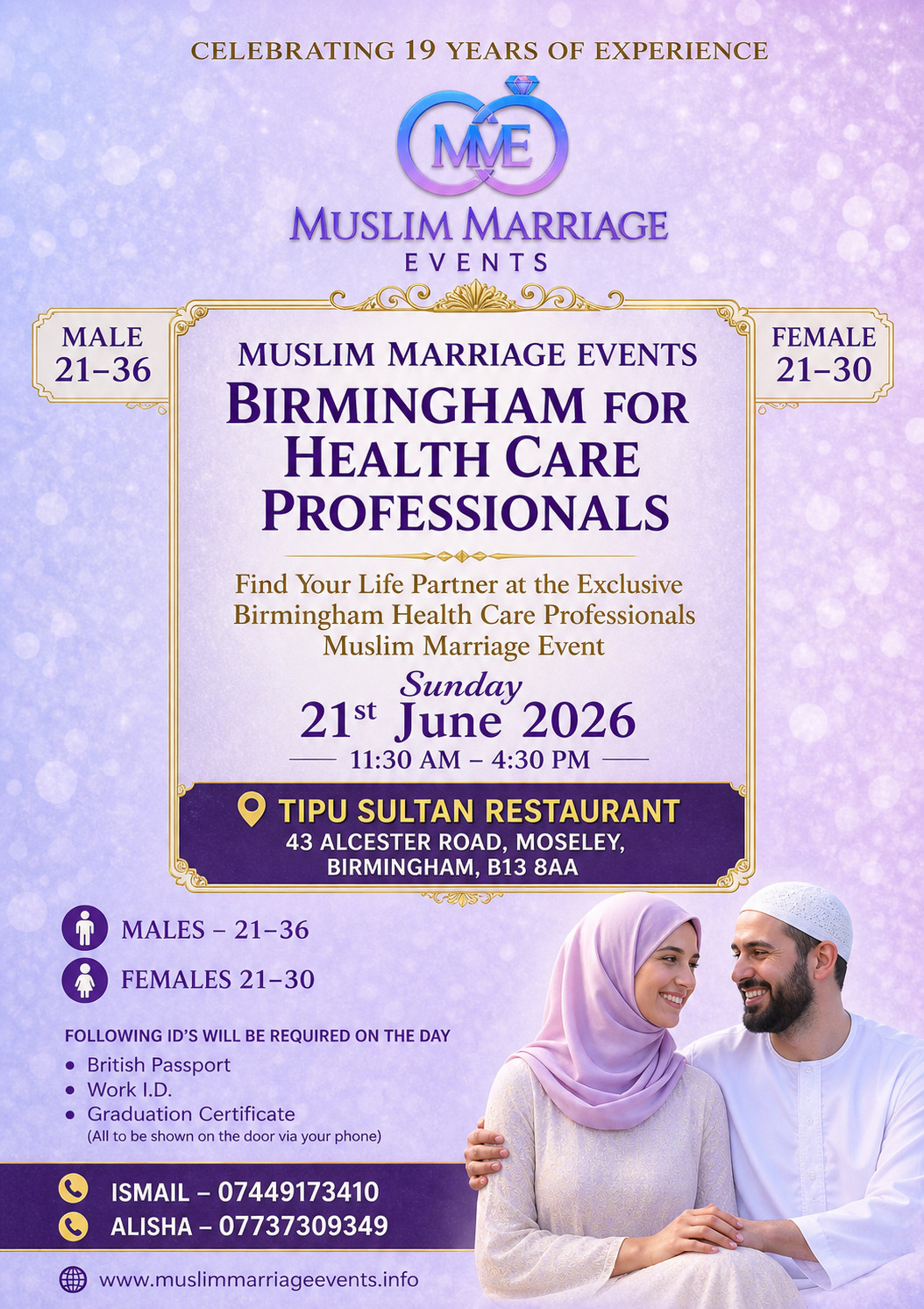 Birmingham Exclusive Degree Educated Professionals Marriage Event